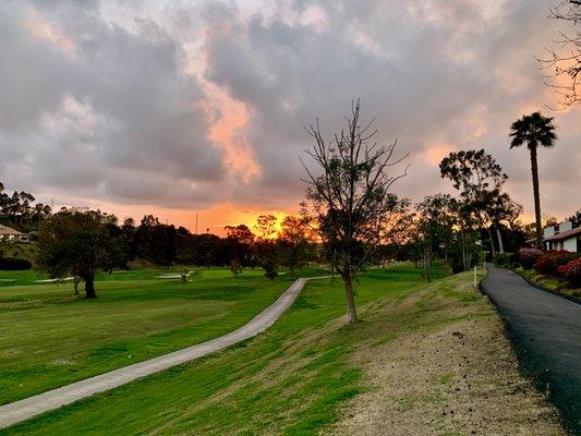 Sunset at home yesterday.