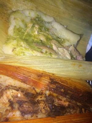 Delicious spicy tamales from Yolanda