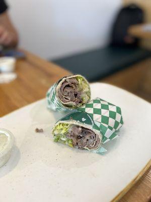 Lamb and Beef Gyros Wrap - @rayz