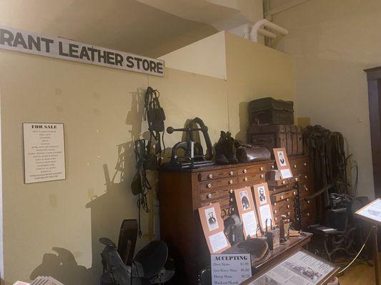 The Leather Shop where Grant worked