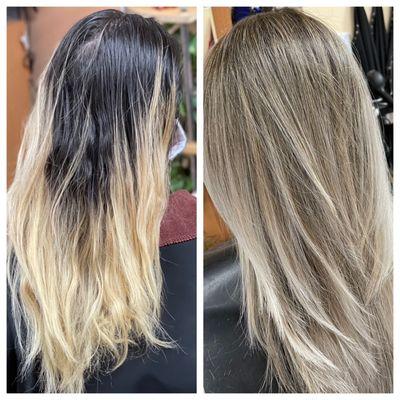 Balayage done by Jessica