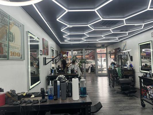 This barber shop is the vibes