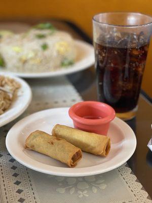 A2. Fried Vegetable Egg Rolls