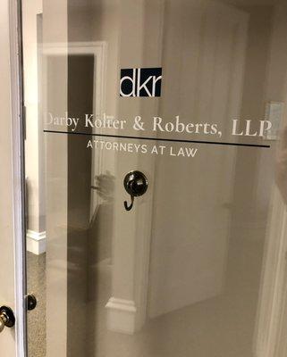 Darby Kolter & Roberts Door