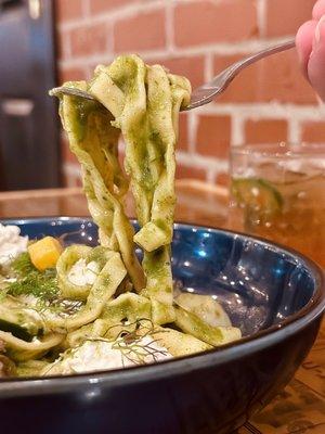 Pesto Pasta of the Day  @phidingthefam