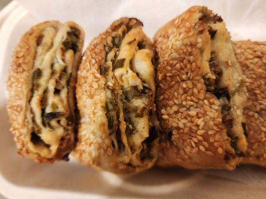 Toasted Sesame & Scallion Breads