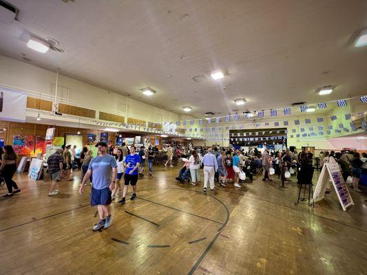 The market hall of the festival