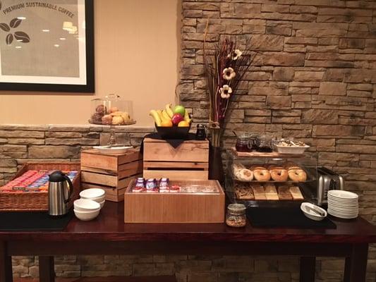 Daily Continental Breakfast Buffet