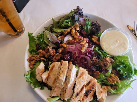 Cranberry-Walnut Chicken Salad