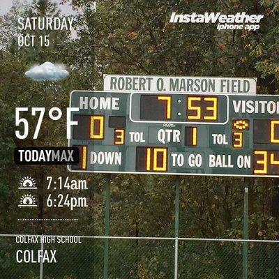 10.15.16  Colfax Jr Falcons vs Bear River Jr Bruins... brrrr!