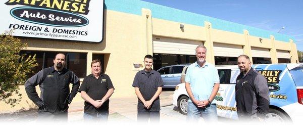 Conveniently located in downtown Tucson and near the University of Arizona, people come to Primarily Japanese for auto repair...