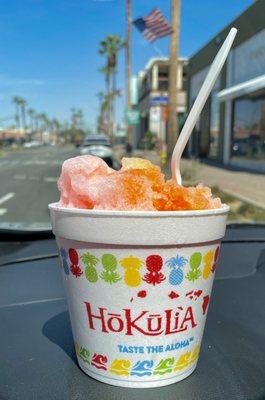 Authentic Hawaiian shave ice, NOT a "snow cone."