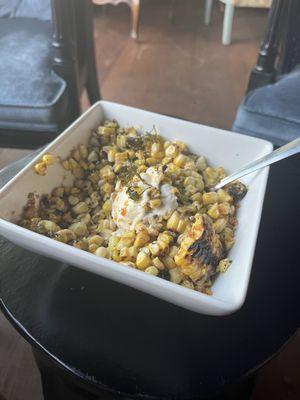 Burrata elotes