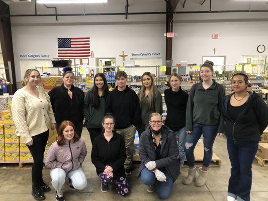 SWLC Volunteering for St. Vincent de paul society