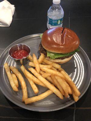 Burger & Fries (in case you thought it was salmon).