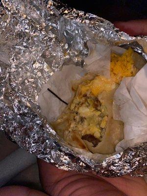 Metal in my breakfast burrito