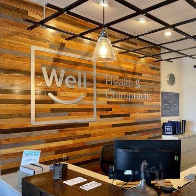 Well Health & Chiropractic East Nashville front desk