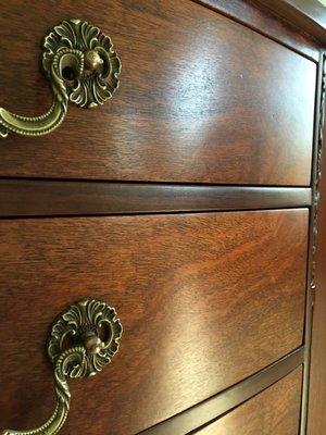 Restored mahogany bedroom set circa 1950s