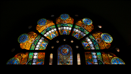 Stained glass windows