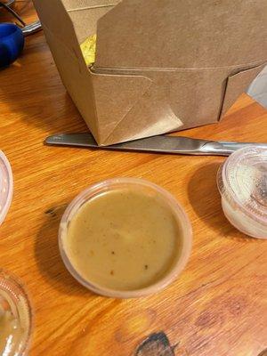 Peanut butter sauce