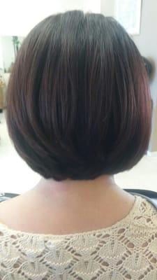 Cut done by Sherrie today