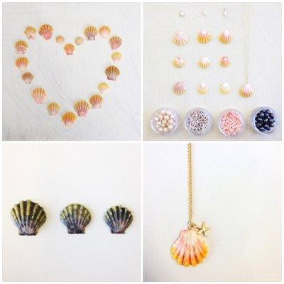 sunrise shell necklace making lesson