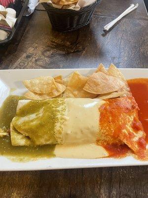 Bueno a la Mexicana burrito.