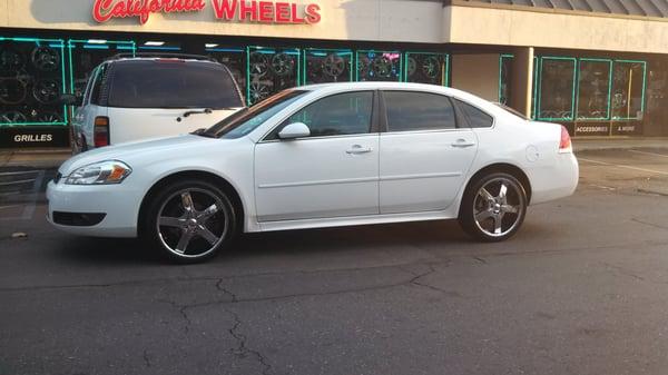 2011 Impala, 20 inch wheels.