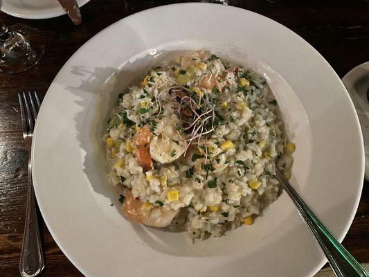 Shrimp risotto