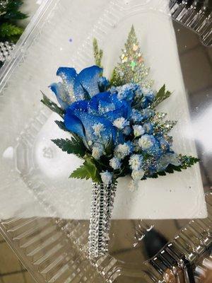 Boutonnière to match her corsage