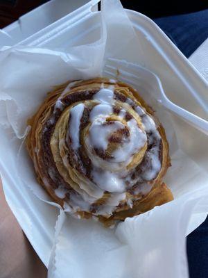 Cinnamon roll from Saffron