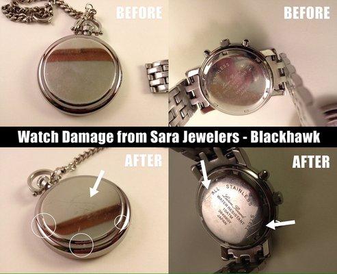 Watch Damage from Sara Jewelers - Blackhawk