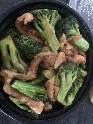 Chicken and broccoli