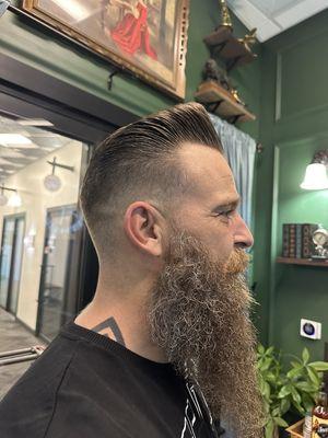 Combover Pompadour example