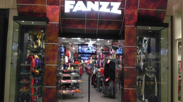 Fanzz Sports Fan Store in the Fashion Place Mall, Murray Utah