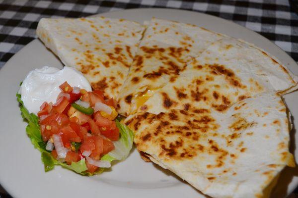 Chicken and Cheese Quesadilla