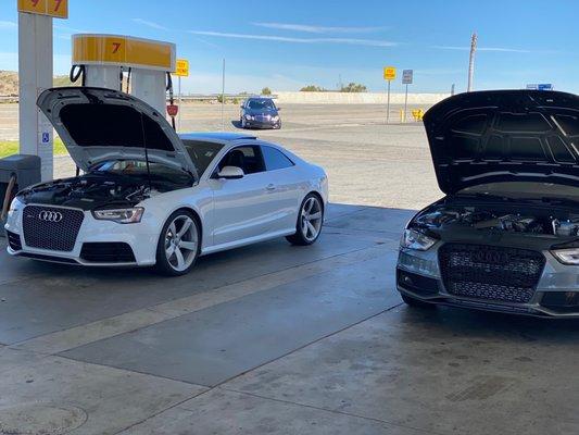 Comparing engines, RS5