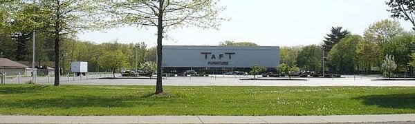 View of Taft Furniture from Central Ave