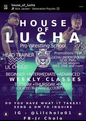 House of lucha Instagram pic