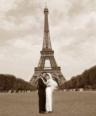 Destination Bridal Session in Paris