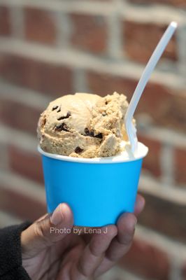 Small cup with espresso and rum raisin ice cream ($5.50)