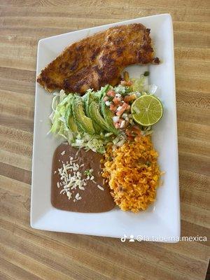 milanesa de pollo