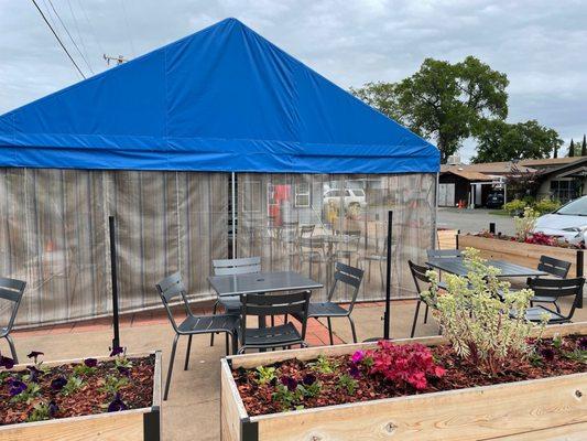 Cute covered patio