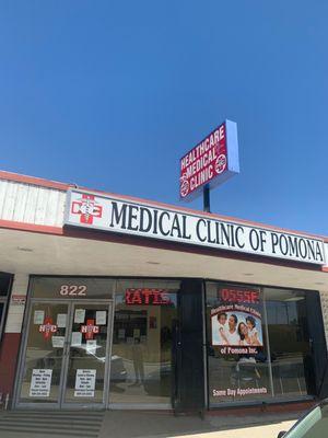 Front of the clinic