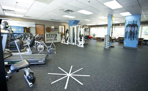 Large gym space to get patients moving