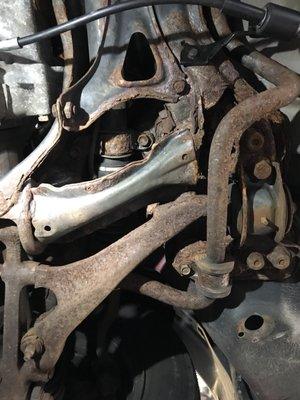 Rotten Front Subframe