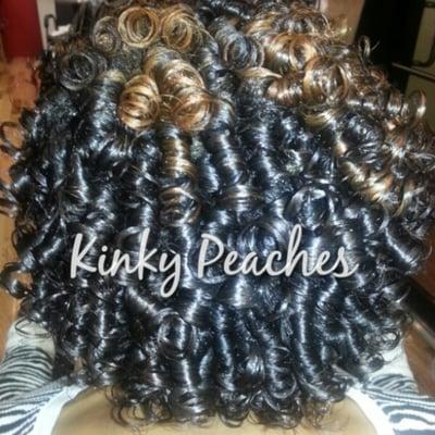 The Kinky Peaches Perm Rod Set