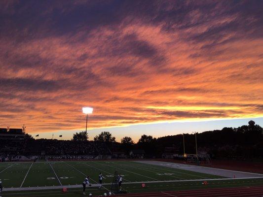 Beautiful sky over SRU