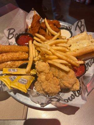 Sampler platter