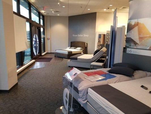 Beautiful showroom to experience Sleep Number